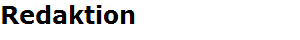 Redaktion